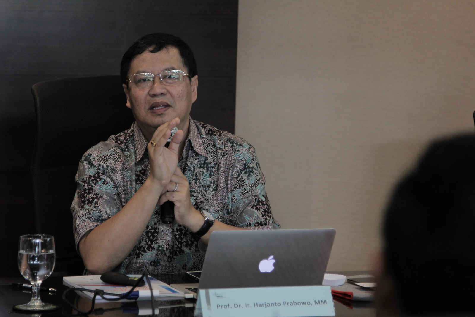 Bapak Prof. Dr. Ir. Harjanto Prabowo, MM - Rektor BINUS University (IQA 2015)